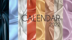 monthly, yearly, monthly calendar, Color Elegant2022 Calendar Template