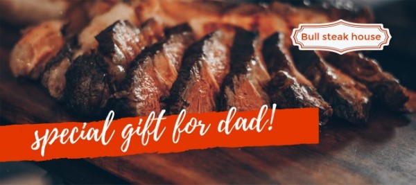 BBQ Steak Coupon de fête des pères