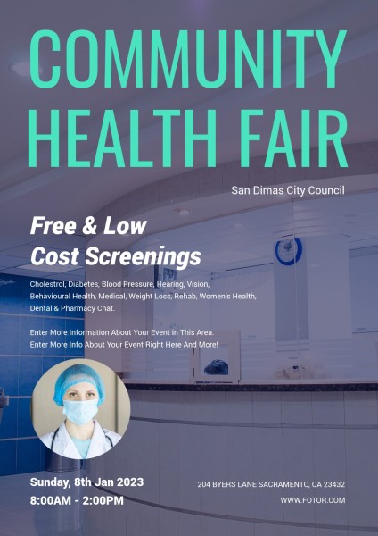 Green Blue Annual Health Fair