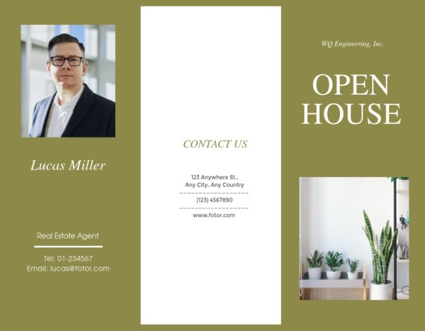 General Interior Decoration Company Brochure Template