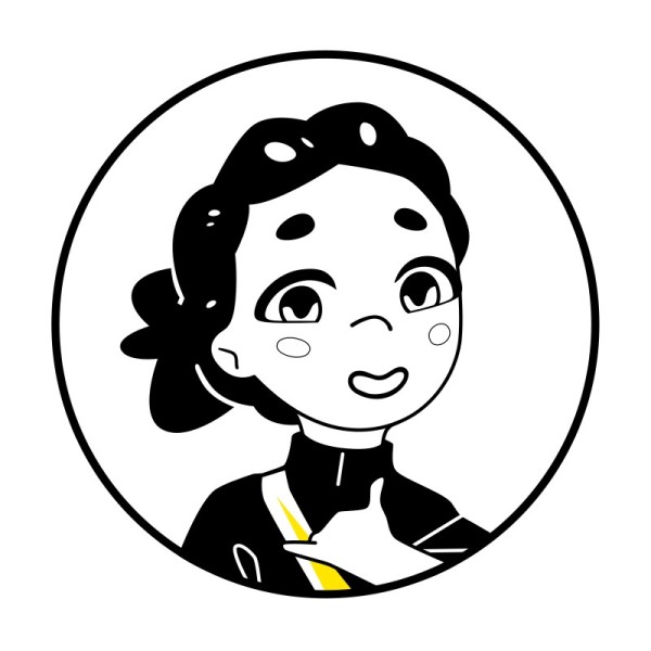 White And Black Comic Boy Cute Discord Profile Picture