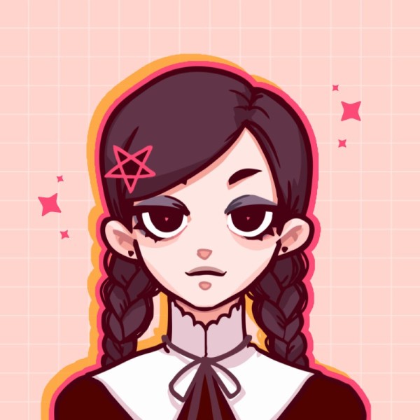 Pink Cute Anime Girl Discord Profilo Picture