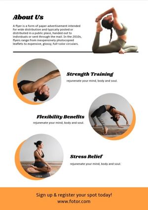 sale, marketing, business, Yoga Class Flyer Template