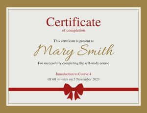 certificate of membership, membership, graduate, Golden Course Certificate Template
