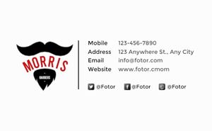 store, sale, retail, Barber  Shop Business Card Template