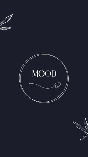 instagram story, circle frame, flower, Black Minimal Line Art Instagram Highlight Cover Template