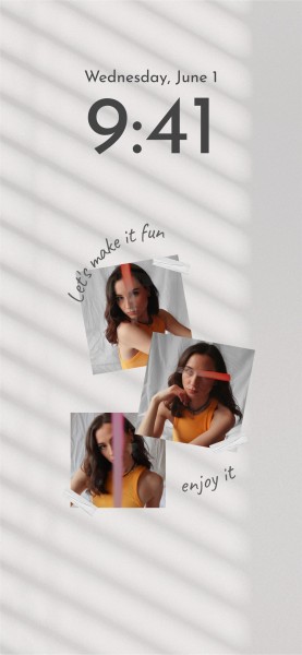 Gris Simple Photo Collage