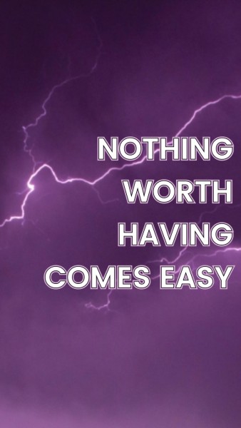 Purple Lighting Quote
