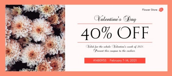 Roze Valentijn Online Verkoop Cadeaubon