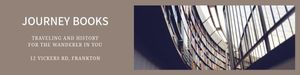 journey, library, studio, Travel Books LinkedIn Background Template