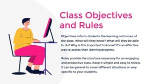 education, primary school, presentation, Red Mathematics Lesson Slides Template