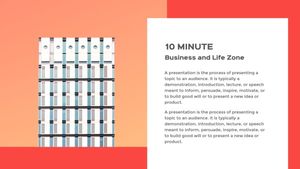 presentation, life, architecture, Red Business Project Slides Template