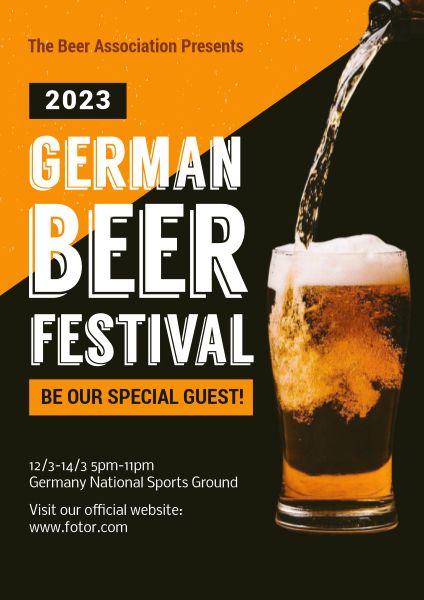 Black And Orange Beer Festival