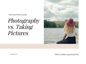 tutorial, guide, life, Black Basic Photography Tips Camera Art Slides 4:3 Template