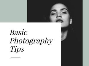 tutorial, guide, life, Black Basic Photography Tips Camera Art Slides 4:3 Template