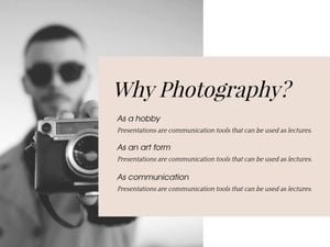 tutorial, guide, life, Black Basic Photography Tips Camera Art Slides 4:3 Template