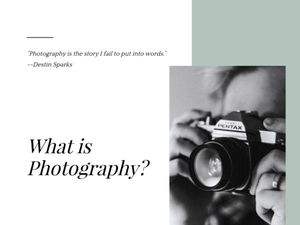 tutorial, guide, life, Black Basic Photography Tips Camera Art Slides 4:3 Template
