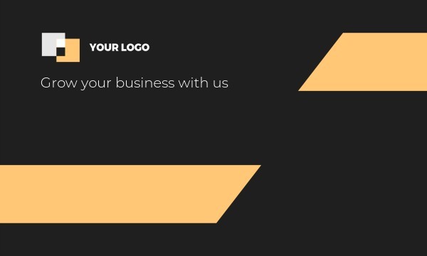 Black And Yellow Marketing Business Introduce