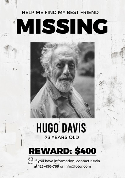 Gray Missing Poster