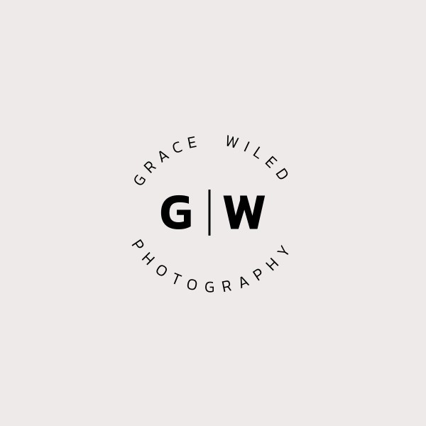 Beige Curve Text Photography Studio