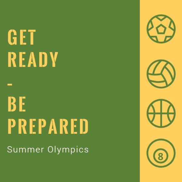 Summer Olympics Instagram Post