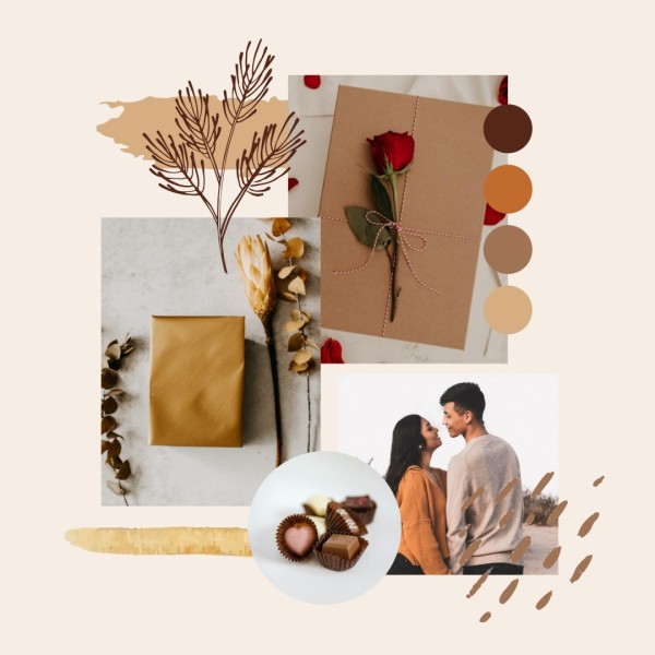 Kolase Hari Kasih Sayang Beige