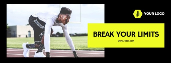 Sport Run Gym Banner