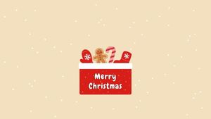 holiday, celebration, greeting, Illustration Cartoon Merry Christmas Desktop Wallpaper Template