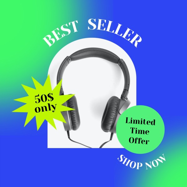 Blue And Green Gradient Electronics Best Seller