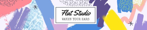 Watercolor Background Banner