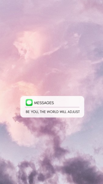 Purple Sky Message Box Life Quote