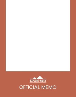 advertisement, business, promotion, Gray Explore Wider Mountain Memo Template