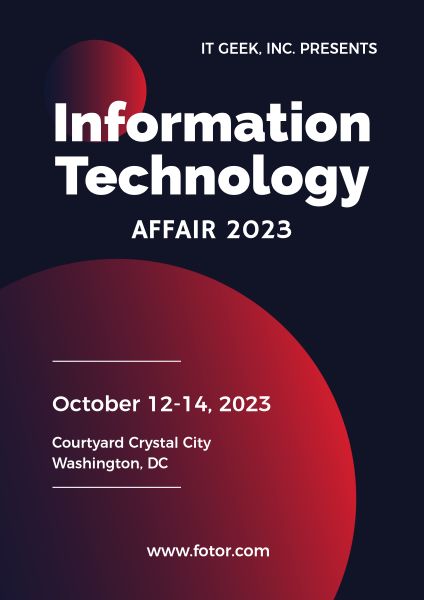 Red And Black Information Technology Meeting
