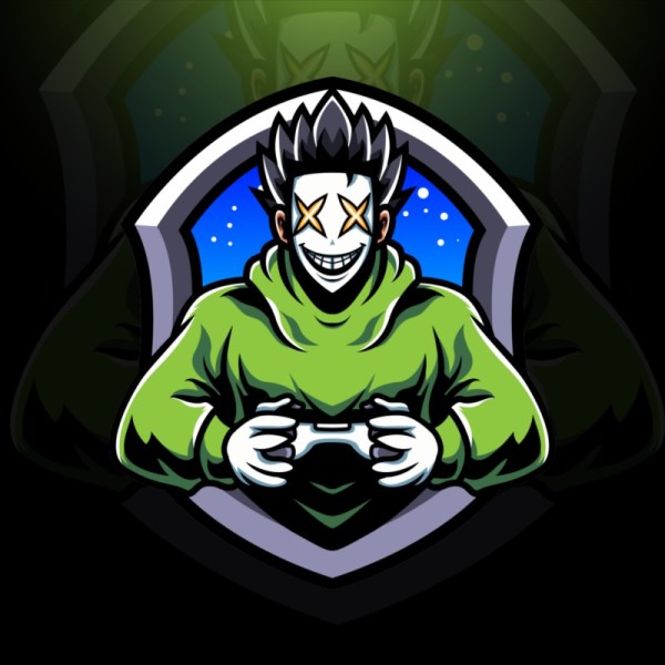 Green Joker Mask Man  Gaming Discord Profile Picture