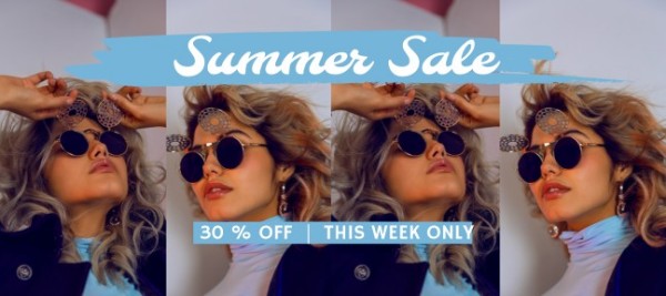 Blauwe Zomer Sale